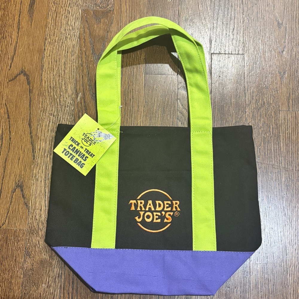 Trader Joe's Canvas Halloween Tote Bag